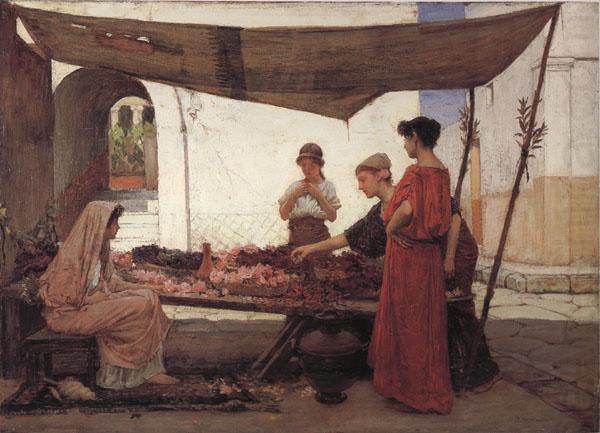 The flower Stall, John William Waterhouse